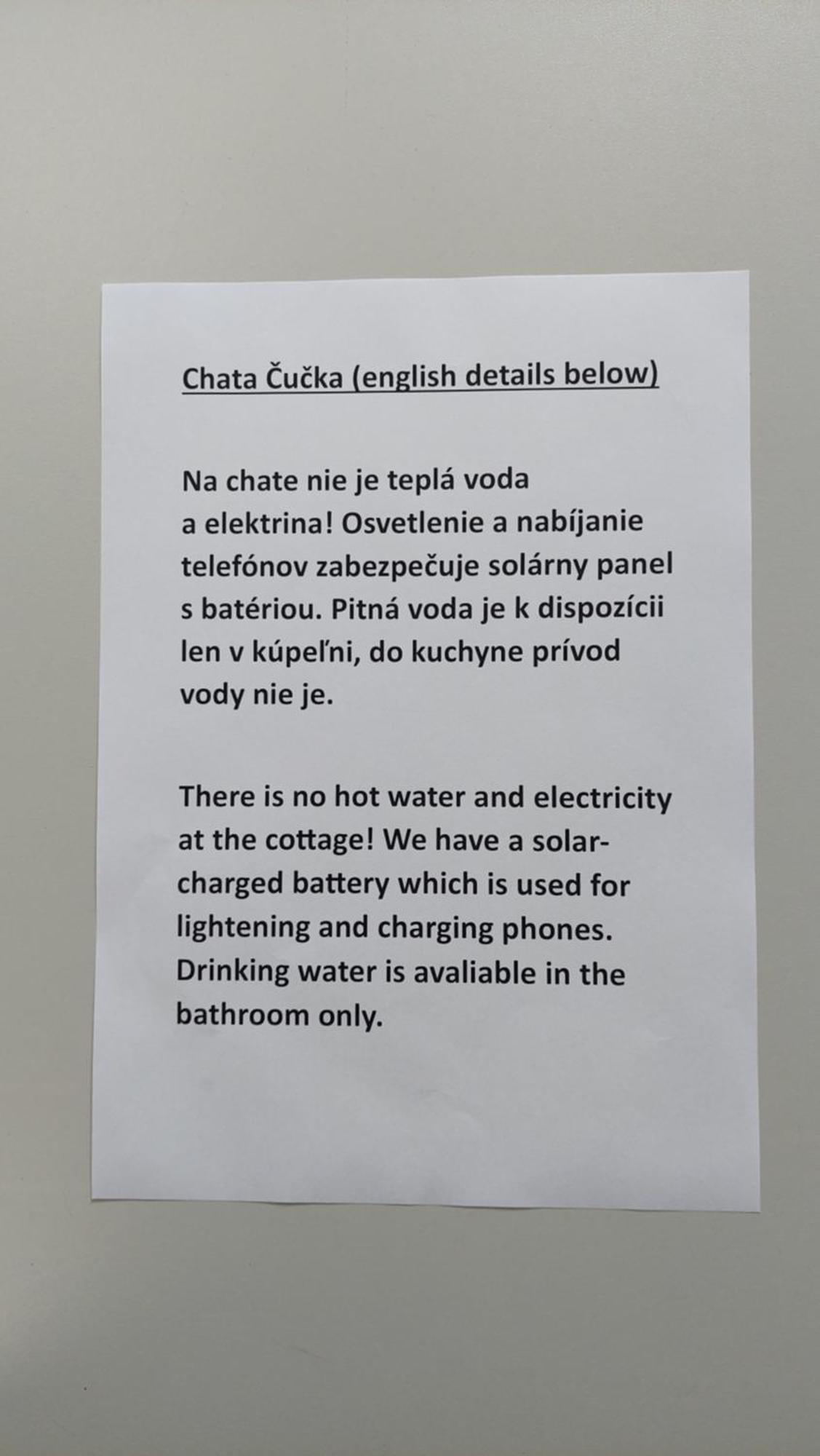 Chata Cucka Villa Pribylina Exterior photo
